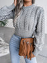 'Suri' Cable-Knit Sweater - Celes Fashion